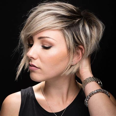 pixie cut with designs