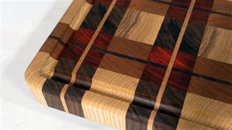 plaid cutting board