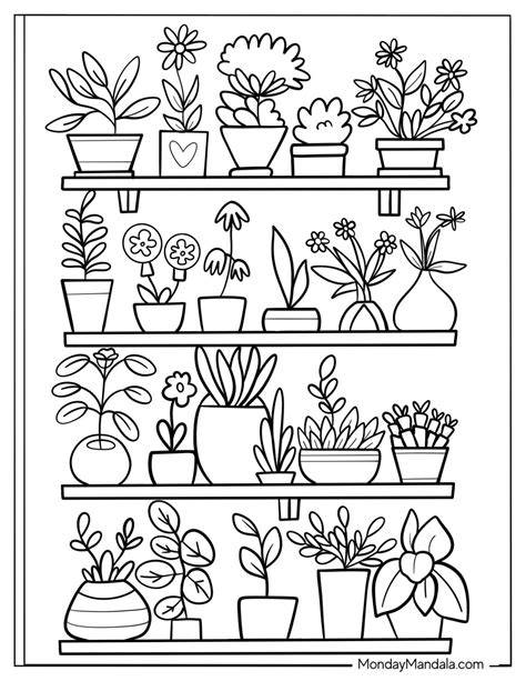 plants coloring pages printable