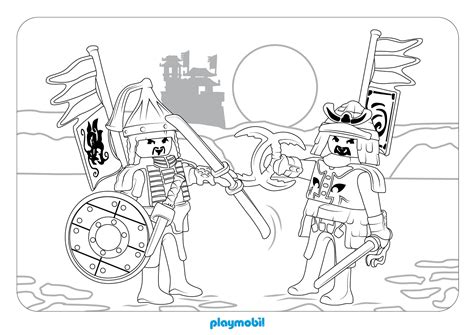 playmobil coloring pages