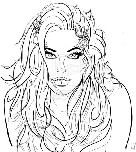 poison ivy coloring pages