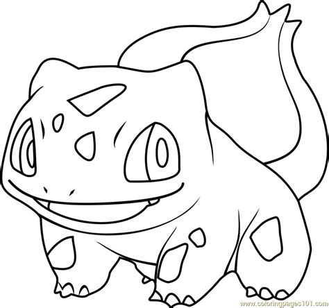 pokemon bulbasaur coloring page