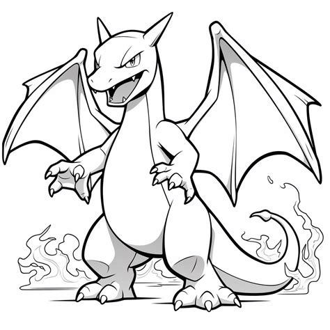 pokemon charizard coloring