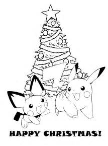 pokemon christmas coloring pages