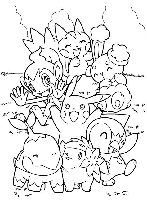 pokemon coloring book printable