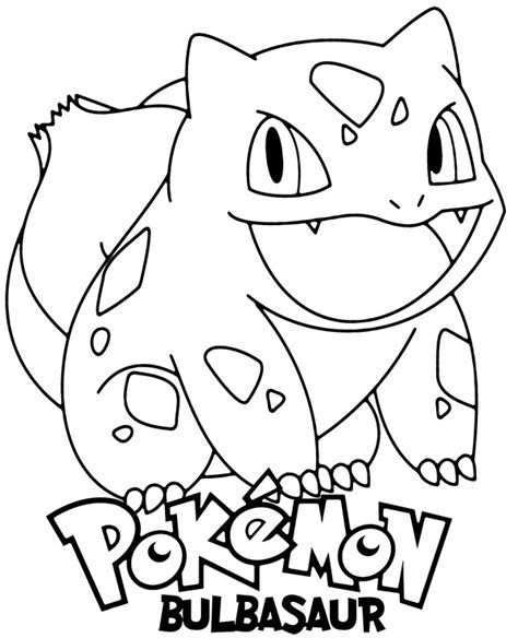 pokemon coloring pages bulbasaur