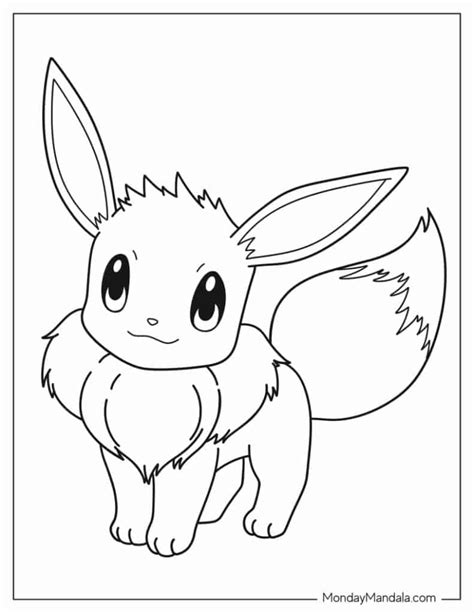 pokemon coloring pages easy