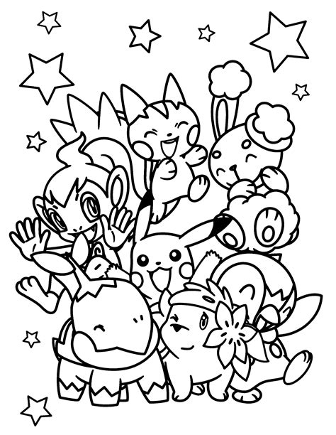 pokemon coloring pictures printable