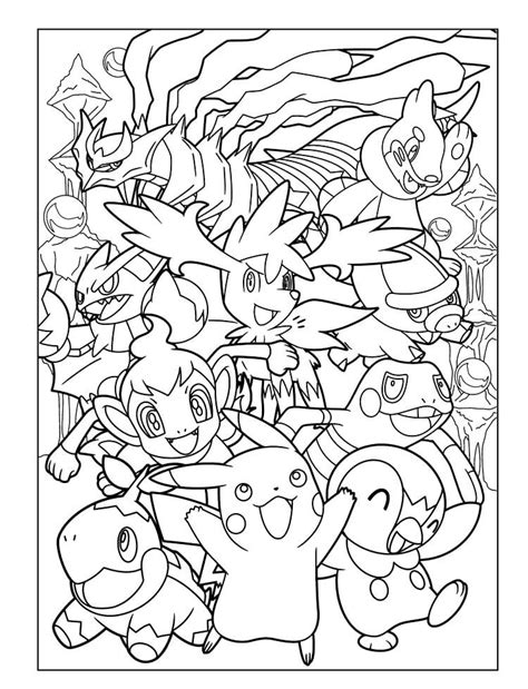 pokemon coloring print