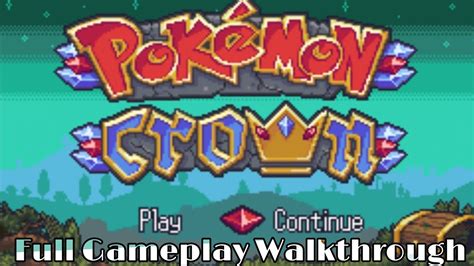 Pokemon Crown Walkthrough