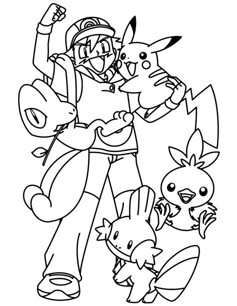 pokemon drawing pages