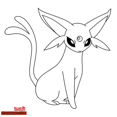 pokemon espeon coloring pages