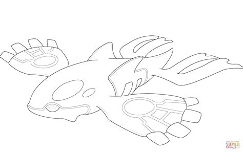 pokemon kyogre coloring pages