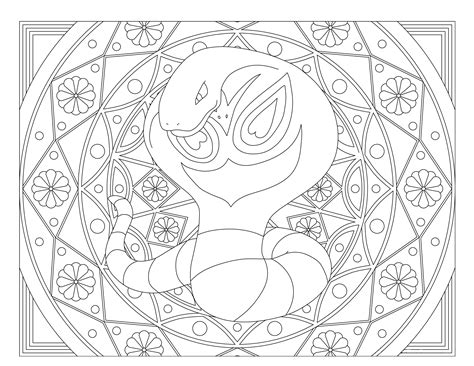 pokemon mandala coloring pages