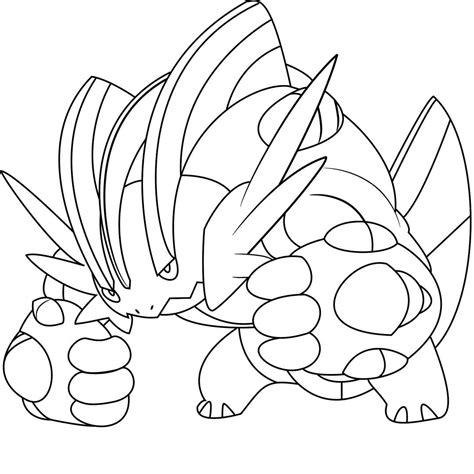pokemon mega evolution coloring pages