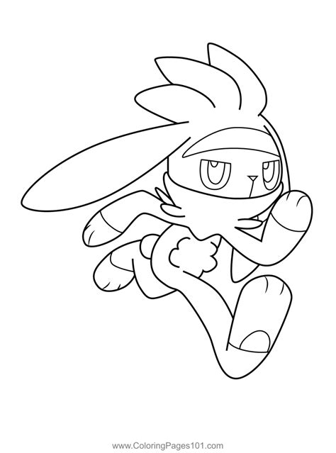 pokemon raboot coloring pages