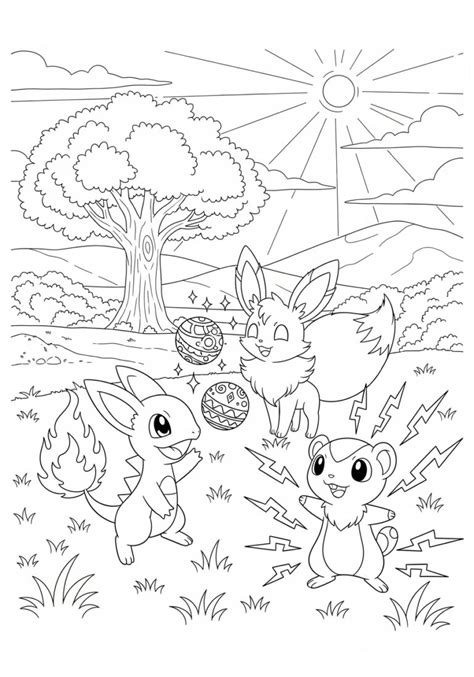 pokemon tracing pages