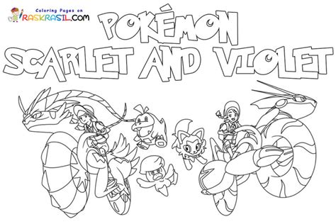 pokemon violet coloring pages