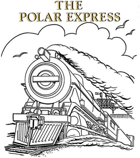 polar express printable coloring pages