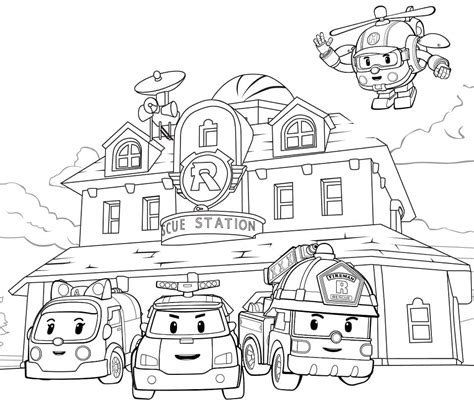 poli coloring pages