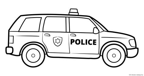 police suv coloring pages