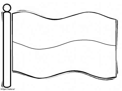 polish flag coloring page