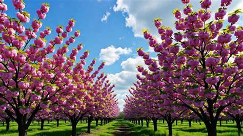 pollinating a cherry tree
