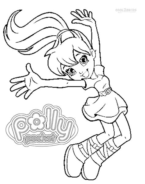polly pocket coloring pages