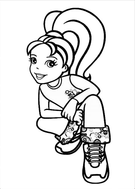 polly pocket coloring pages