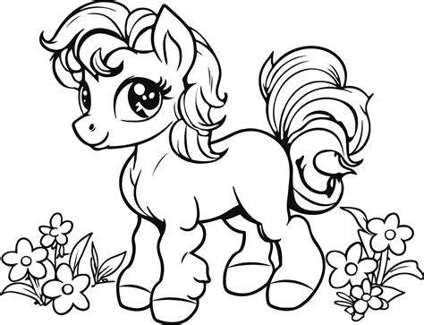 pony coloring book