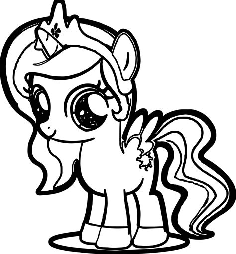 pony coloring picture