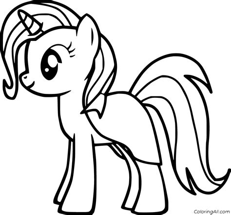 pony coloring sheet