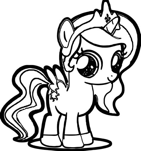 pony colouring pages printable