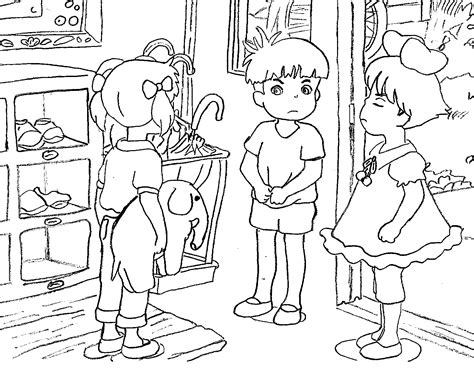 ponyo coloring pages