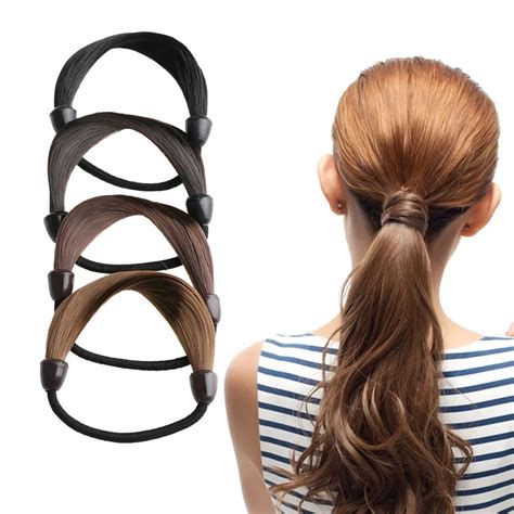 ponytail holder for short hair