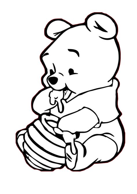 pooh bear winnie the pooh coloring pages