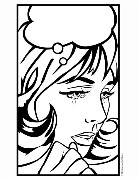 pop art coloring book