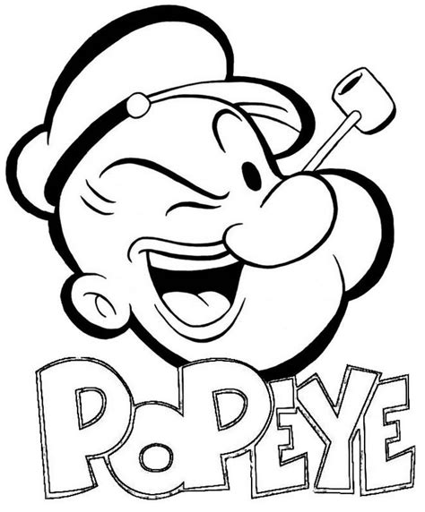popeye coloring pages