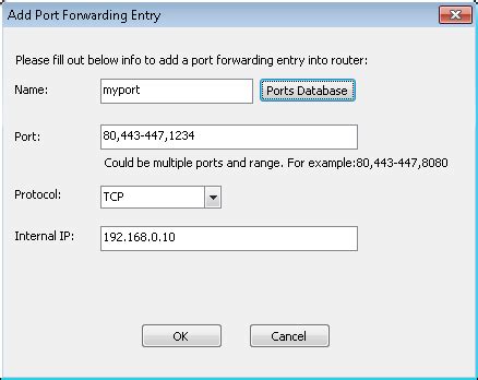 port forwarding in windows