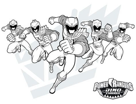 power rangers dino charge coloring pages