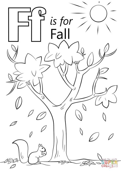 pre k fall coloring sheets