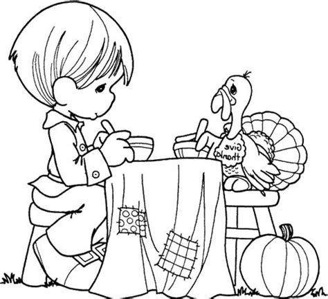 precious moments thanksgiving coloring pages