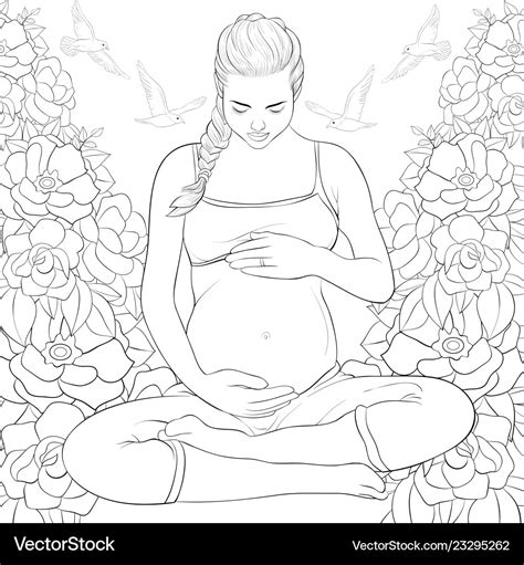 pregnant woman coloring pages