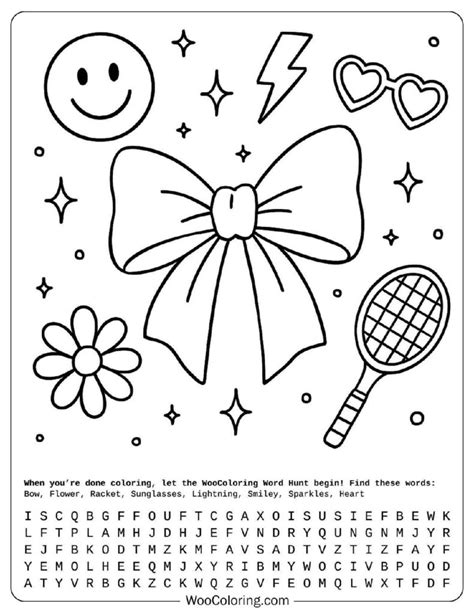 preppy coloring page