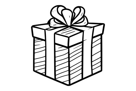 present box coloring pages