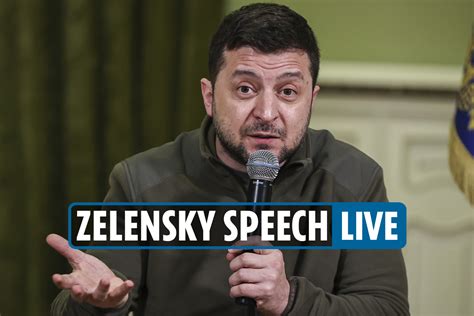 president zelensky speech today