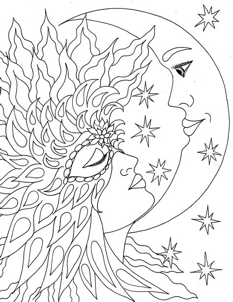 pretty colouring pages