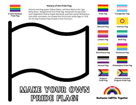 pride flag coloring pages