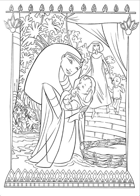 prince of egypt coloring pages