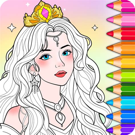 princess coloring game